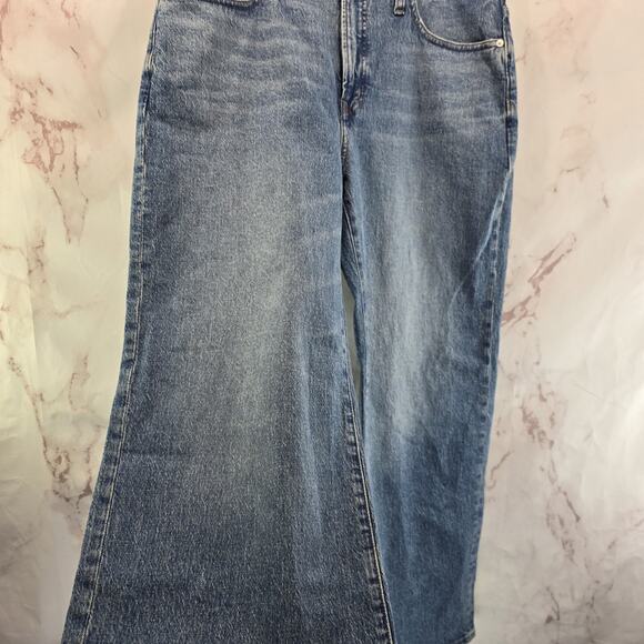 Madewell Jean Womens 31 Perfect Vintage Wide Leg High Rise Medium Wash - Picture 12 of 14